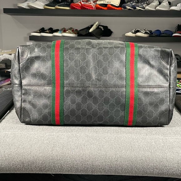🐃GUCCI ACCESSORY GG SUPREME LARGE WEB CANVAS BAG🐃 - Picture 3 of 9